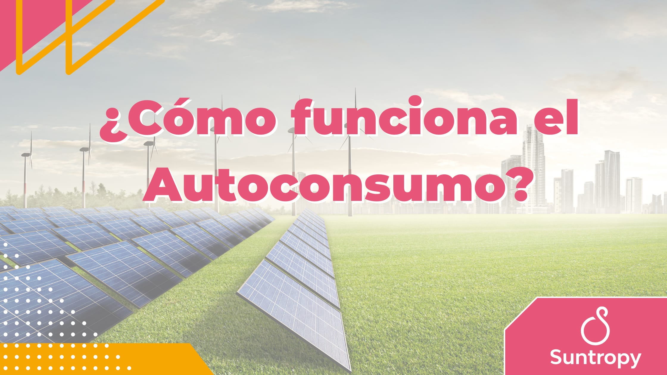 Cómo funciona el Autoconsumo Suntropy