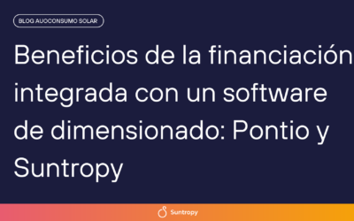 Beneficios de la financiación integrada con un software de dimensionado: Pontio y Suntropy