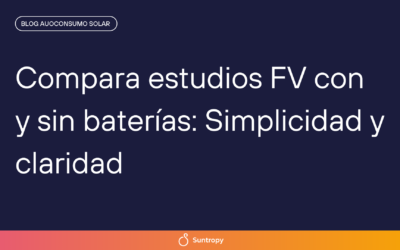 Compara estudios FV con y sin baterías: Simplicidad y claridad