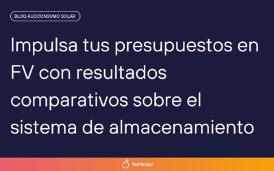 Impulsa tus presupuestos en FV con resultados comparativos sobre el sistema de almacenamiento