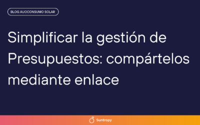 Simplificar la gestión de Presupuestos: compártelos mediante enlace